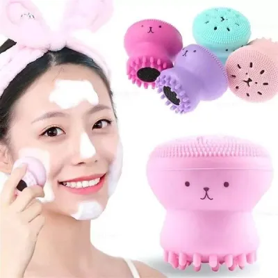 Silicone Facial Cleansing Octopus Brush (2 Pc)